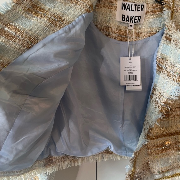 NWT Walter Baker Annabelle Jacket in Enchanted Tweed Size Medium - Picture 10 of 16